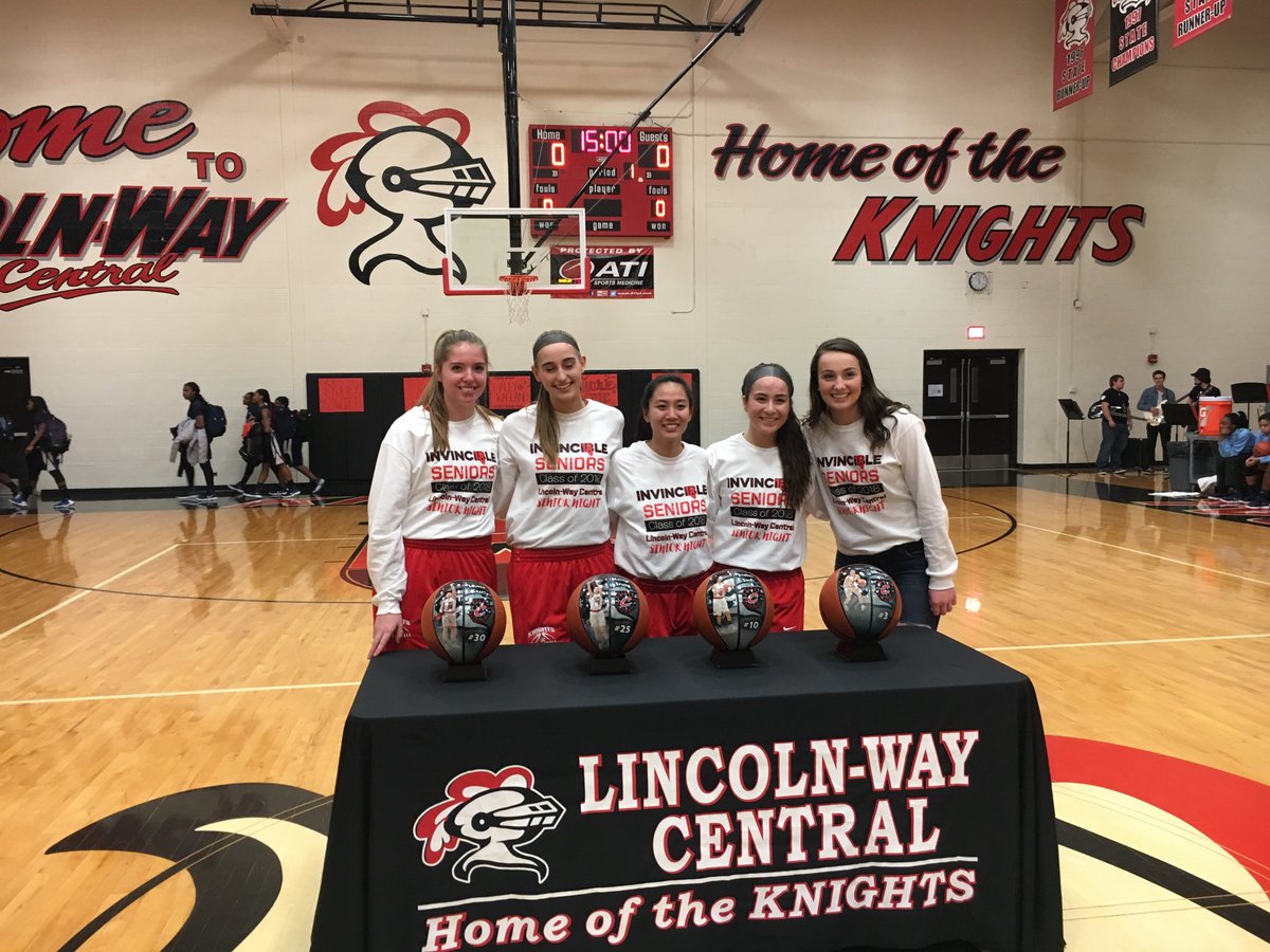 LWCKnights's tweet photo. Girls Basketball Senior night!! Thank you for all your hard work and dedication!! https://t.co/rzPUh2VNw0
