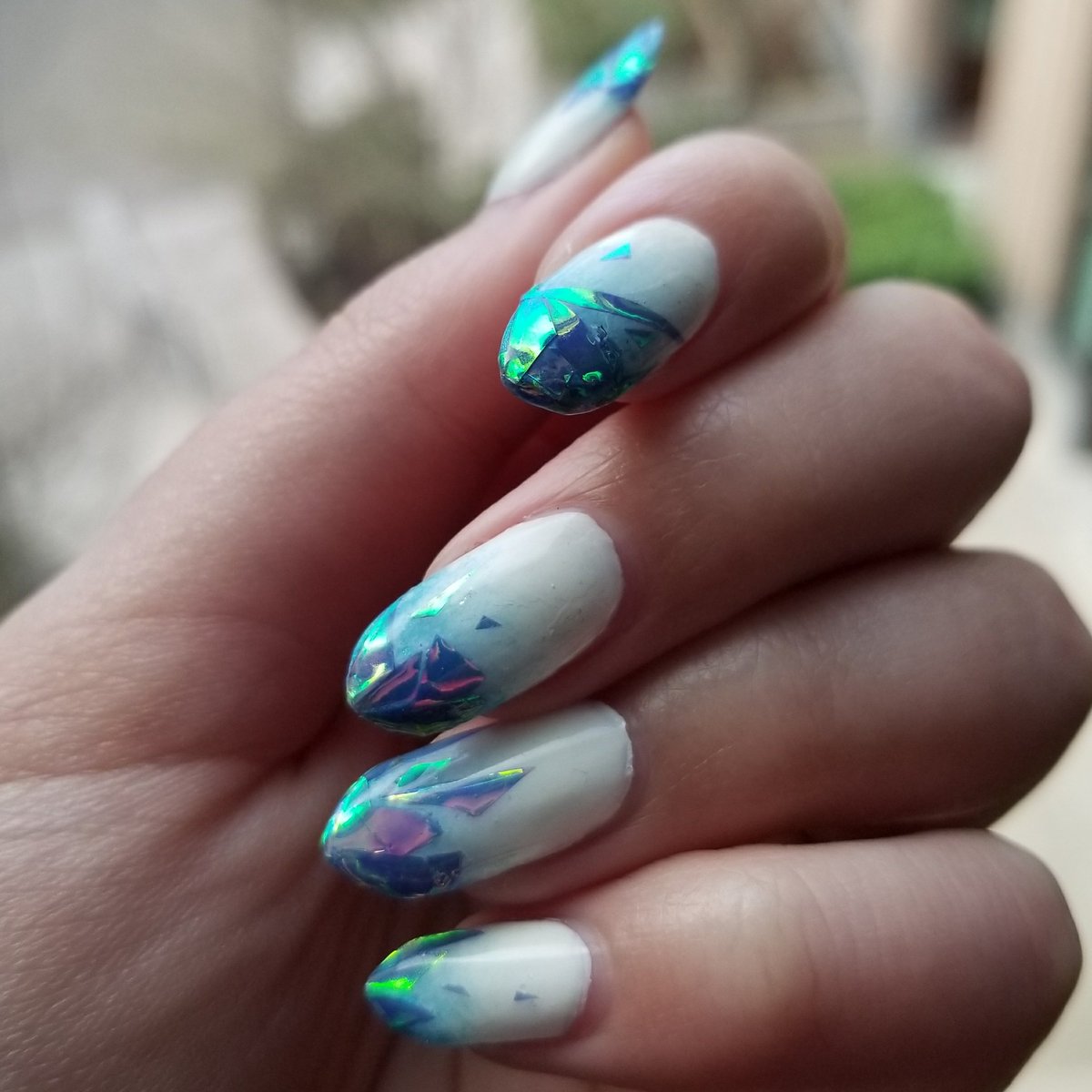 Ares I Kept Forgetting To Post Pics Of My Houseki No Kuni Inspired Nail Art I Did Awhile Ago So Here We Go 宝石の国