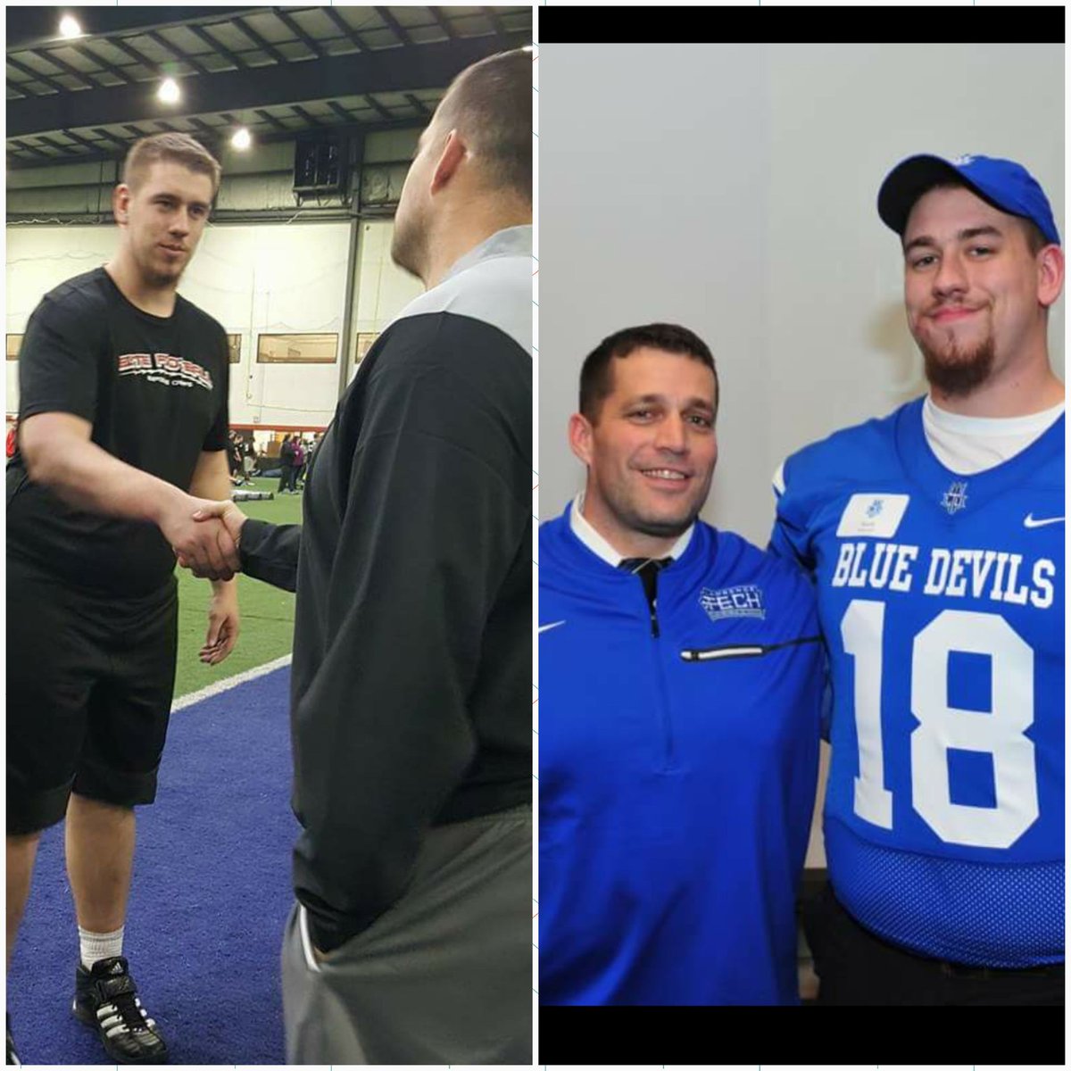 konnithomas's tweet image. The day it all started and the day it became official.@JeffDuvendeck @AudacityV @LTU_Football_ @LTUAthletics