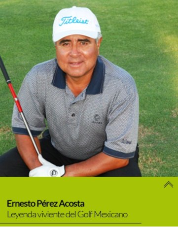 ¿Te piensas perder el torneo crisma?
Tendremos de invitado a Ernesto Pérez Acosta, una leyenda mexicana del Golf.