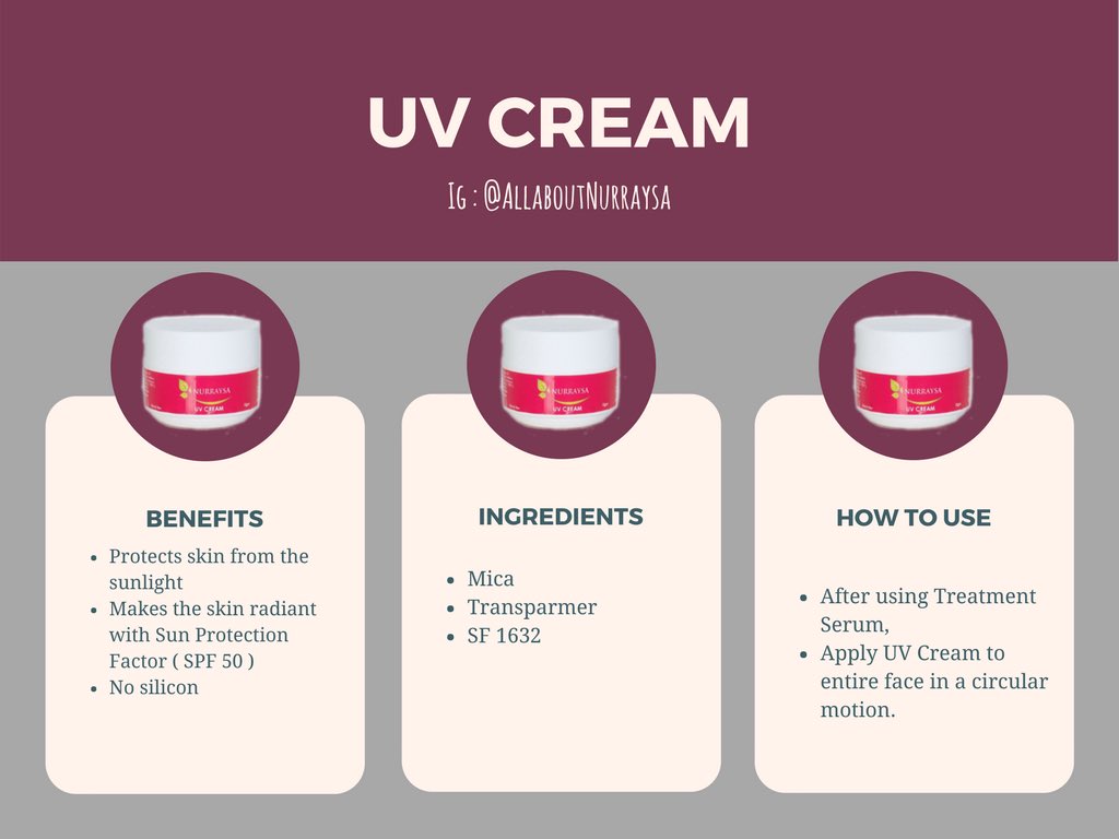 aboutnurraysa's tweet photo. #UVCreamNurraysa 🌷
#UVCreamSG
#NurraysaSG
#NurraysaSingapore 🇸🇬
#Nurraysa https://t.co/A5Eu7TBz6j