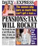 ExpressIndex's tweet photo. @pensionmonkey @GillW1220 @jamesc1950 @IdRatherRetire @bspsmembers @frances_email @CkbacookAnn @Blinkie55 @dontdelay @LewisSiobhann @JaneMoore7 @JulieDevizes @jannycat @JohnRalfe1 @NormaFerrie @Boots876 @THgrumpy67 @Frances_Coppola @FelixTimes @Emwold1 @katesixtysix @SpaceyPatricia @suzallii @WASPI_Campaign @UKLabour @DWP @IanBlackfordMP @carolynharris24 @timloughton Wednesday 13 October 2004:
Pensions: Tax will rocket
Pay through the nose or work till you drop. Unless, of course, you are a State employee.
#expressindex #worktillyoudrop https://t.co/KLFdmEAKSL