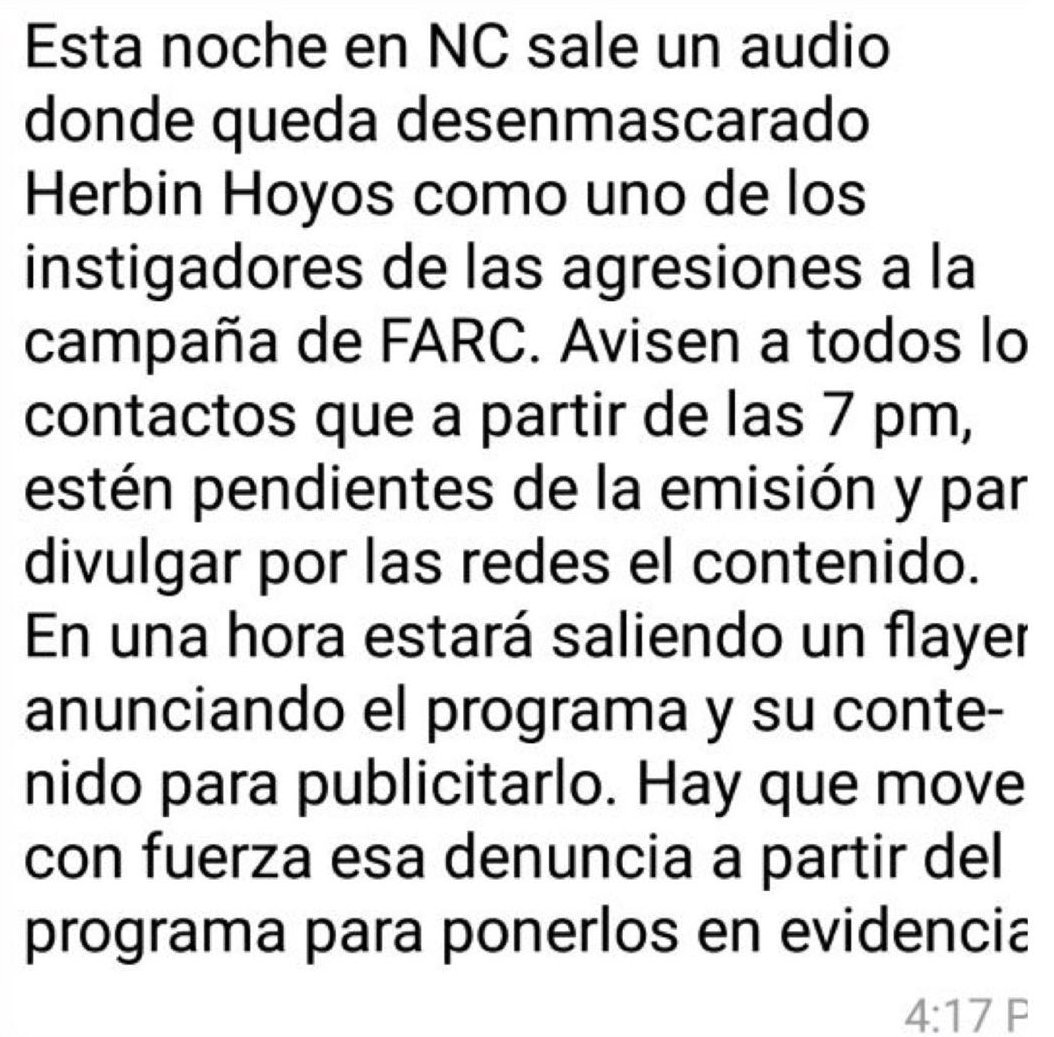 herbinhoyos's tweet photo. Las @FARC_EPuebIo dicen que me van a desenmascarar como instigador de las protestas. No necesito que me desenmascaren, si llevo 24 años diciéndoles de frente: criminales asesinos, pedófilos, violadores. He hecho marchas y campañas contra Farc. Seguiremos dándoles la bienvenida. https://t.co/u1n6knVPND