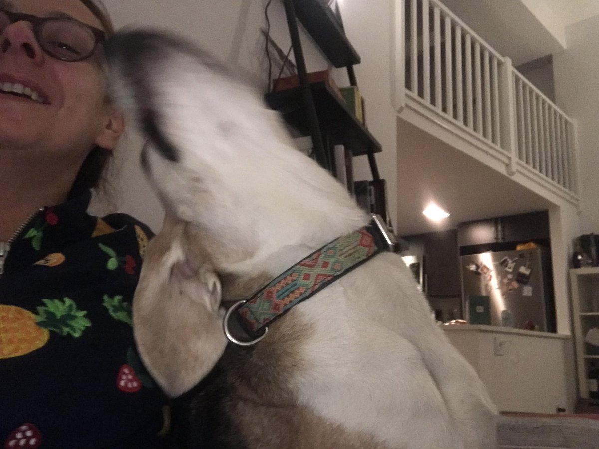 My mama is home! I'll just be her shadow for the next few days. K?