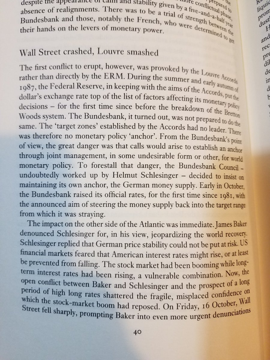 Bernard Connolly on the crash of 1987
