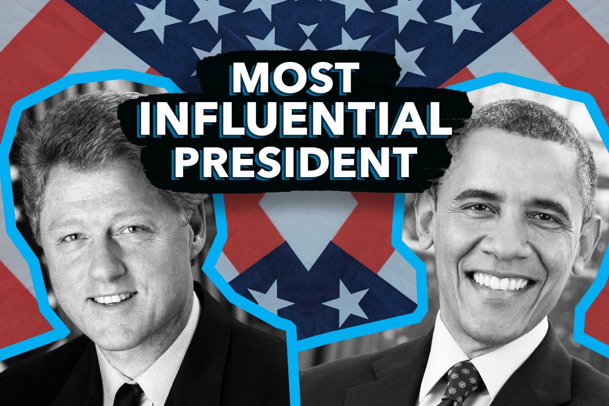 TheTylt's tweet photo. Bill Clinton's presidency saw more peace and economic prosperity than at any point in the nation's history. But Barack Obama's historic presidency saw both economic recovery and legislative successes.
Are you #TeamBill or #TeamBarack? Vote now https://t.co/zJsRVJAfrq https://t.co/XLSmEqOJLc