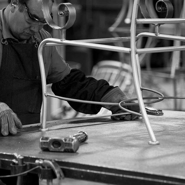 OWLeeCo's tweet photo. Did you know every single chair in our factory is measured between the welding and finishing processes to ensure it is uniform and level? #everydetailcounts #delightinthedetails #madeinamerica #madeincalifornia #owlee #madeforgenerations https://t.co/FKg1UQx4zR https://t.co/ws0evEdVrp