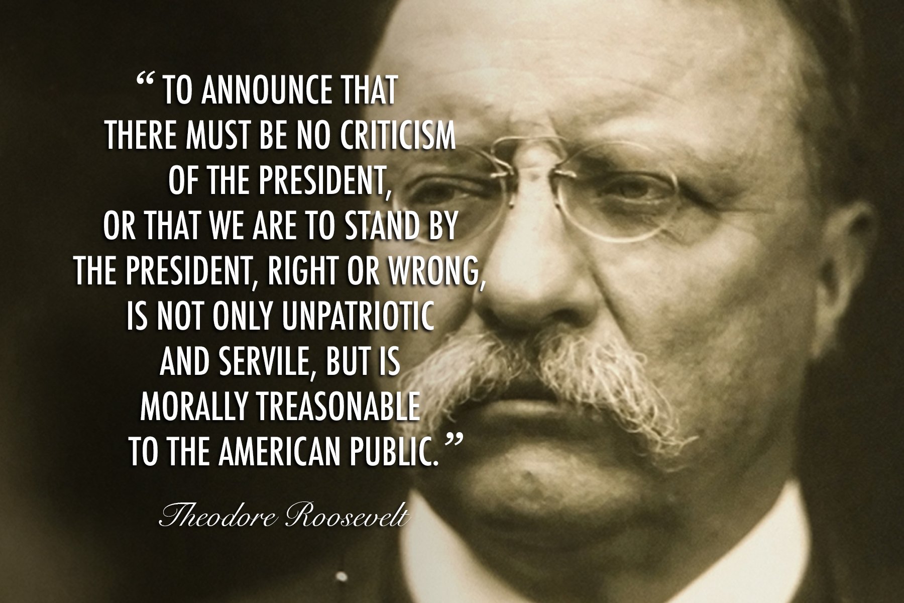 President Theodore Roosevelt Quotes Tammy Duckworth On Twitter: "Thankfully, There Are Better Quotes From  Better Republican Presidents. Here's One From Theodore Roosevelt—A  Republican Who Earned The Applause He Received—That Trump Might Want To  Consider Https://T.co/Wahvb23Zgj" /