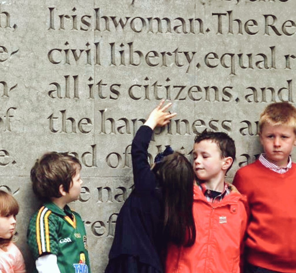 'People will say hard things of us now, but we shall be remembered by posterity and blessed by unborn generations.' #EasterRising