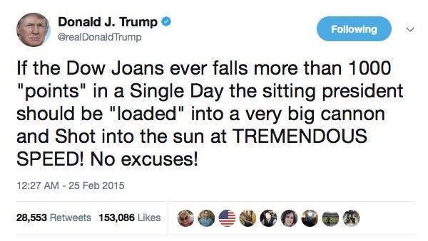 RockinRobin's tweet photo. @realDonaldTrump So when do you get in the cannon? https://t.co/14StIUITOa