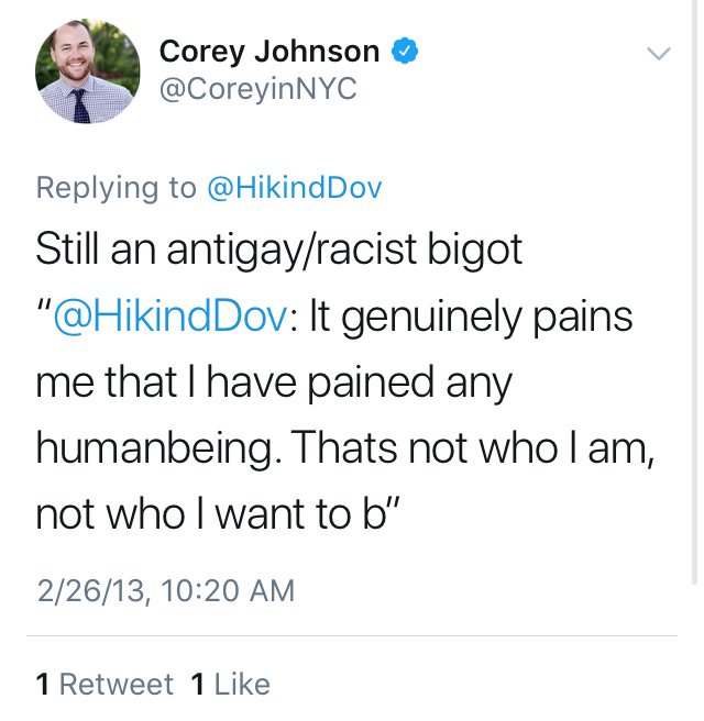 WeakHikind's tweet photo. A tale of two @CoreyinNYC's ---> @NYCSpeakerCoJo meets with the guy he considers a racist, @HikindDov, to seek for more ways to screw Boro Park - together https://t.co/k47H8eIdro