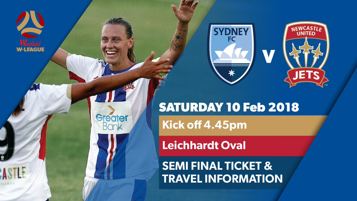 NewcastleJetsFC's tweet photo. The Westfield W-League finals are here! Tickets are now on sale, we've also got supporter buses for those wanting to make the trip down the M1 and support the girls! 🔴🔵
‍‍‍‍‍‍ ‍‍
Tickets and travel info ➡️ https://t.co/CAwuJFoLPu https://t.co/4q231oUGM9