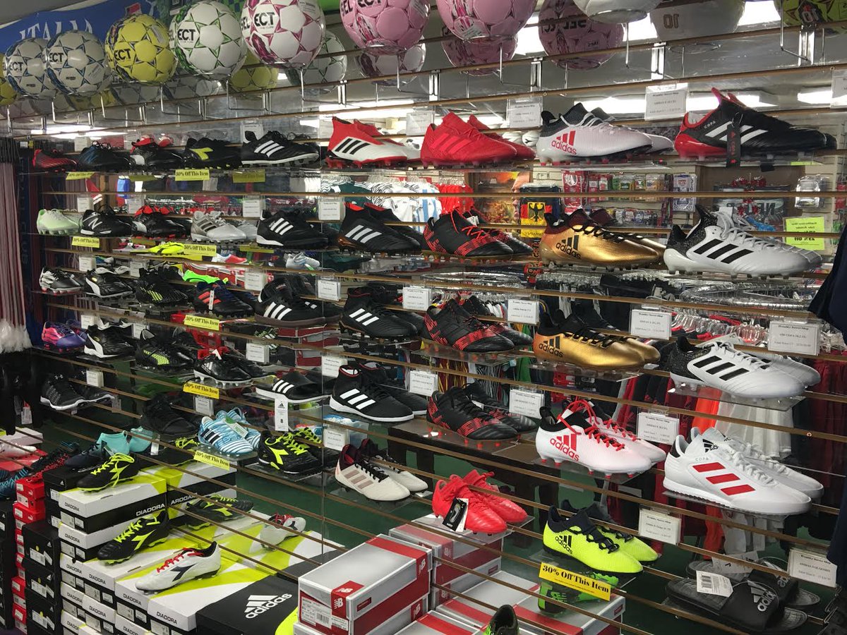 WembleySoccShop's tweet photo. NEW STYLES! Come get geared up for spring soccer at your favorite local store. We have sale items and new product to enjoy! https://t.co/mmafWCtL0n