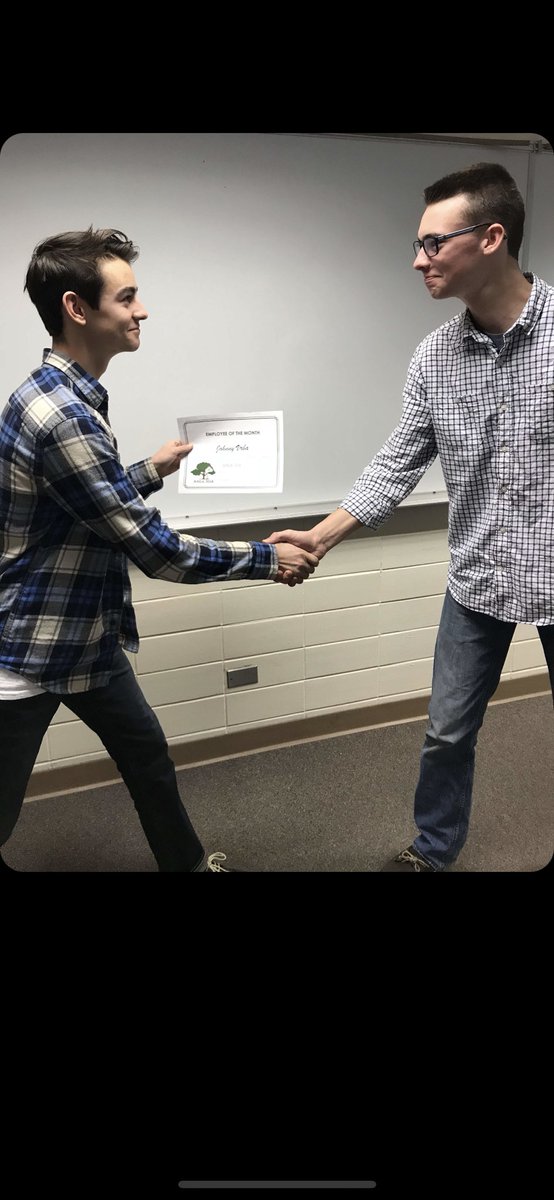 Congratulations to January’s Employee Of The Month, Johnny Vrba!