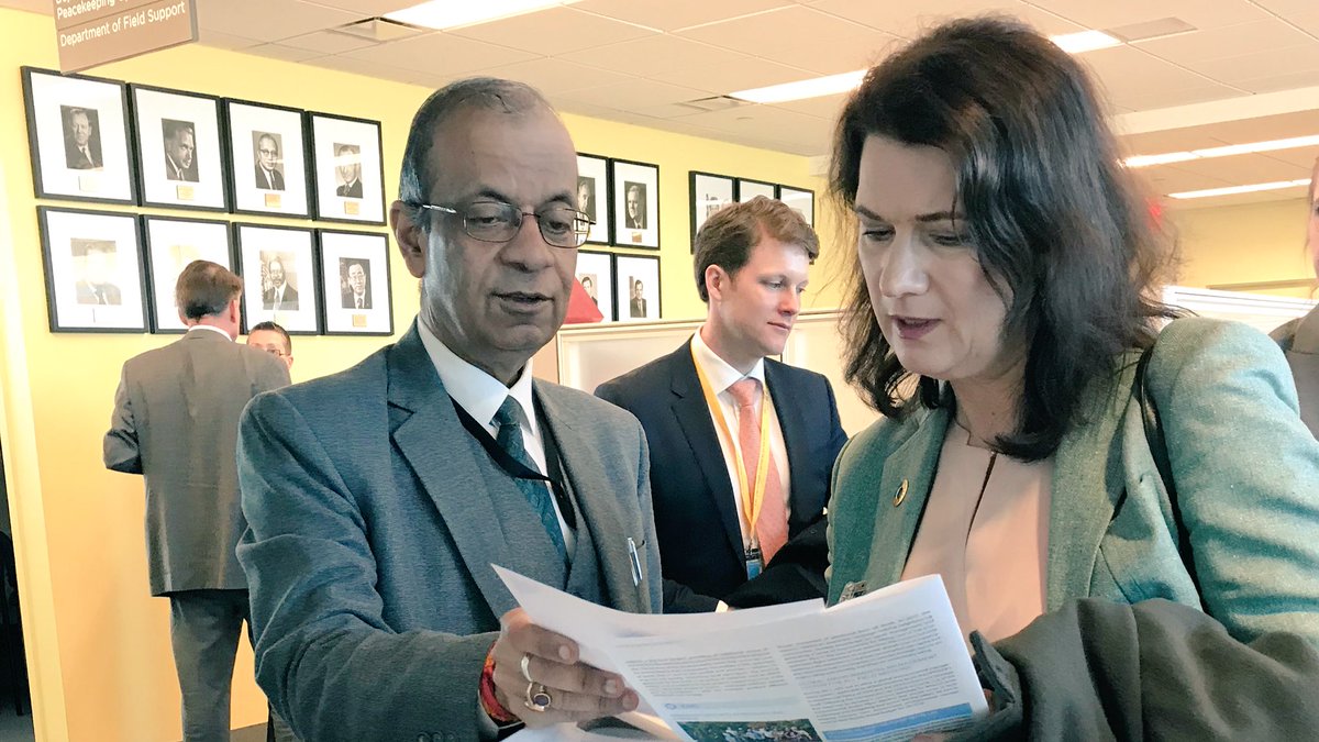The <a href="/UN/">United Nations</a> departement of field support must have one of the most challenging tasks I can imagine! We see good potential for Swedish innovative companies in field solutions for peacekeeping, refugees &amp; disaster relief. Thank you Mr Atul Khare for an interesting discussion.