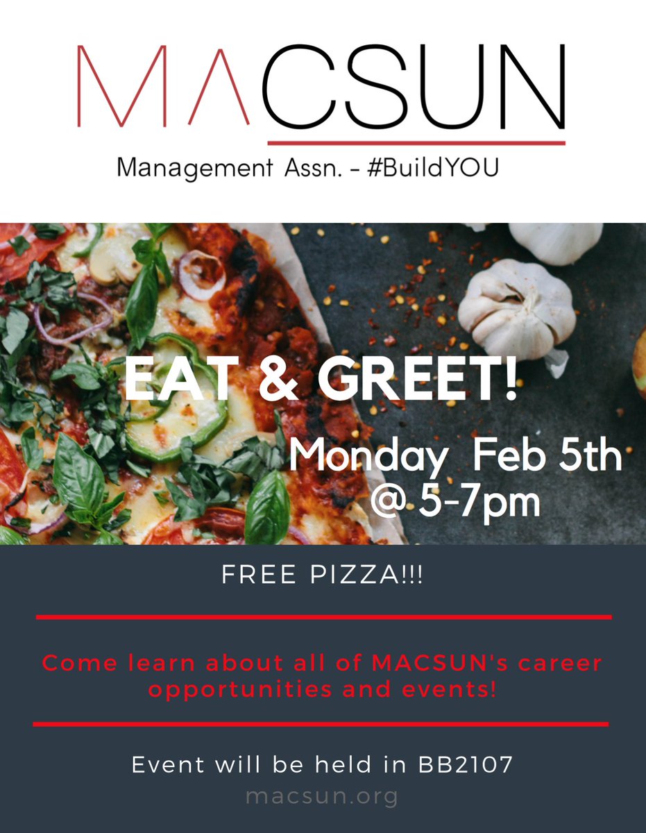MacsunMatadors's tweet photo. Hey matadors! Today’s the day! We’re having our first event of the semester. Join us at Bookstein Hall (BB) 2107 from 5-7pm. Get to meet the board and learn more about the opportunities that MACSUN has to offer! We can’t wait to see you there! 
#macsun #buildYOU #macsunWAY https://t.co/xB0Ts5cZW1