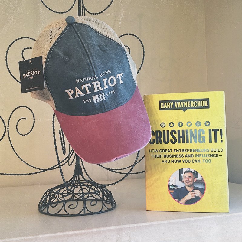 natbornpatriot's tweet photo. With the help of @garyvee @natbornpatriot will be #CrushingIt this year. He helped introduce the brand a little less than a year ago in The Hustler's Digest and now the day after his book arrives... We get our largest order ever. Thanks brother! https://t.co/2eHX8rTNtY
