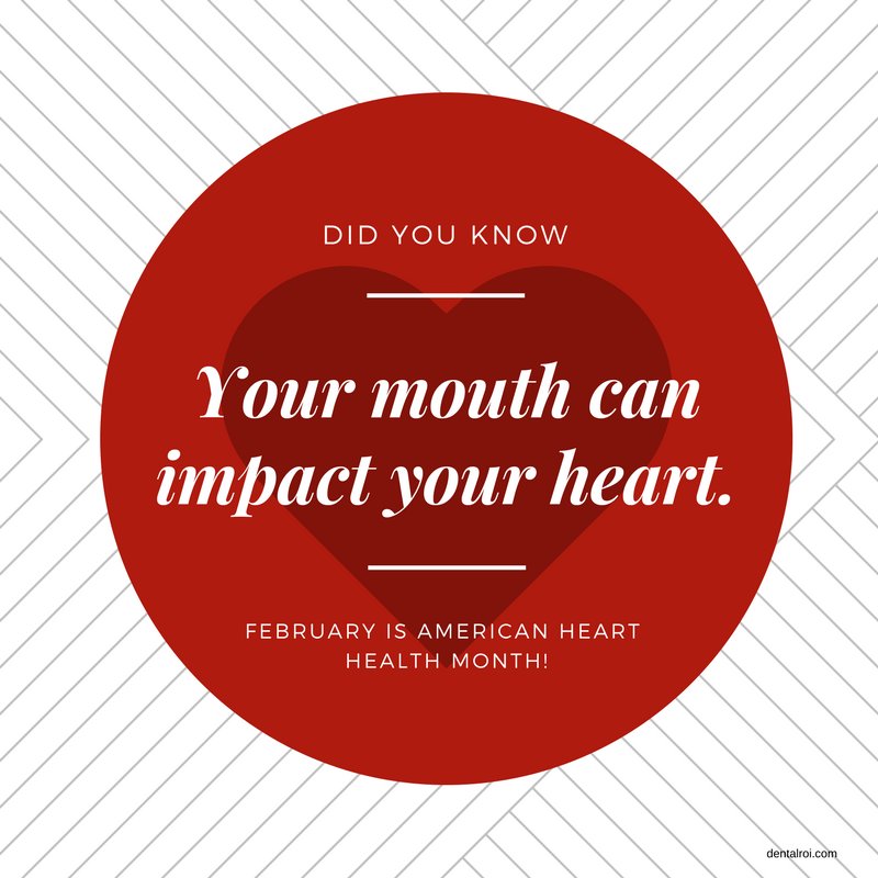 SmilesolutionsR's tweet photo. February is Heart Health Month ~ The health of your teeth can affect the health of your heart! #hearthealth #dentist #february https://t.co/OM8dtl8Rpn