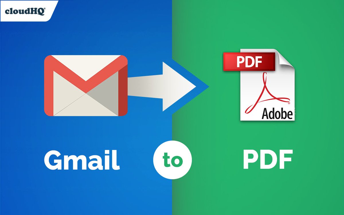 RltrHST's tweet image. Save any Gmail email to PDF with one click. chq.io/qrdauo