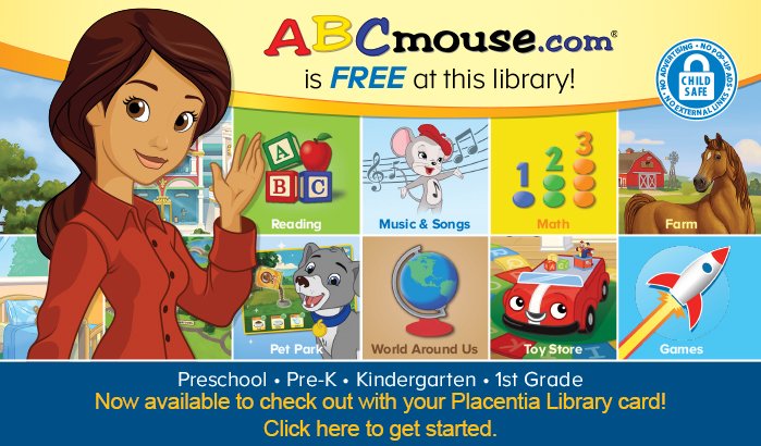 placentialib's tweet image. ABC Mouse is now available to check out! abcmouse.com/bringlearningh… @ABCmouse @AgeofLearning