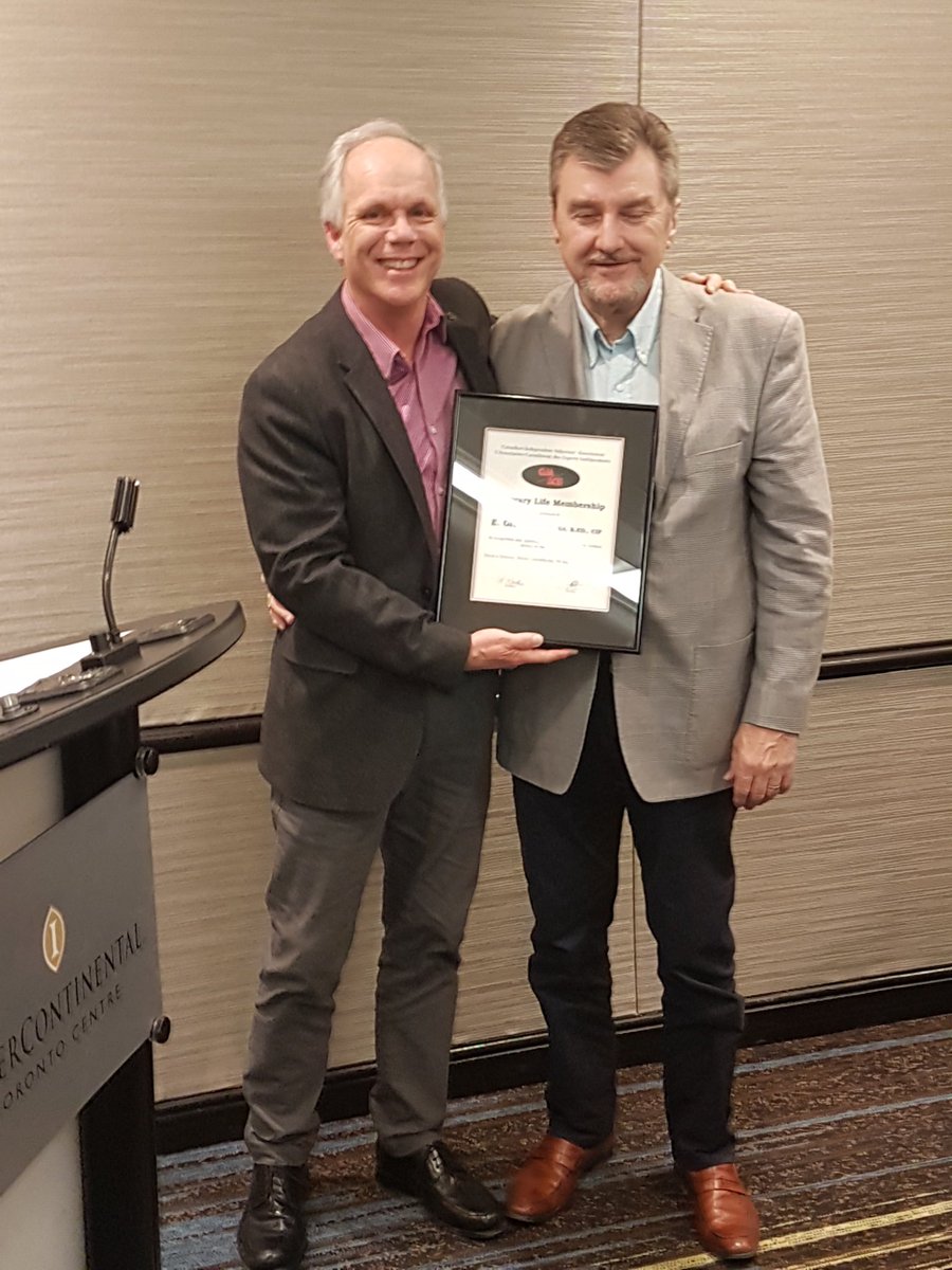jJimEso's tweet photo. Proud to present Honorary Life Membership in Canadian  Independent Adjuster Association to friend and colleague Grant King at the CIAA mid year meeting. https://t.co/RZoNlumjCI
