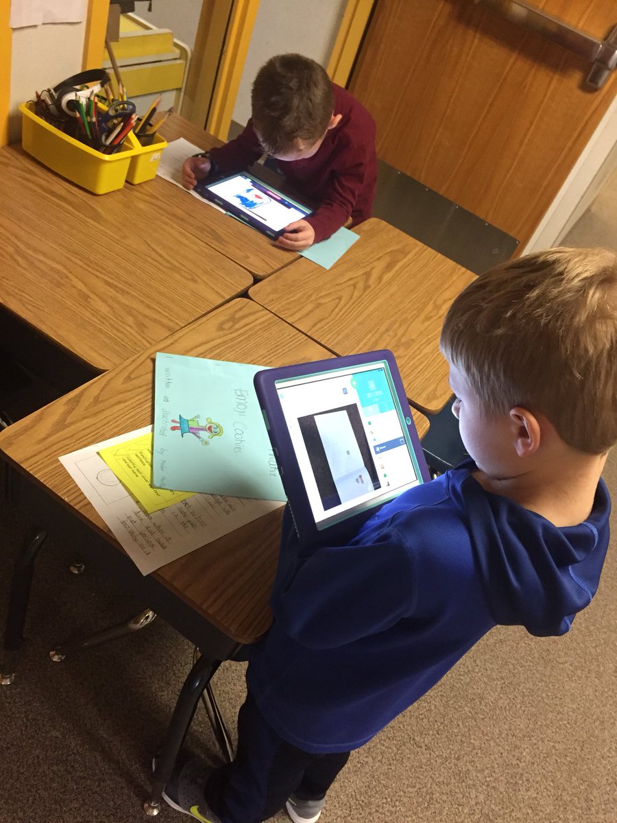 RRMsSwaim1st's tweet photo. Publishing their How To writing using @Seesaw and #puppetpals #jeffcogenerations #writing #authors #books #1stgrade #rooneyranch @COJasonGlass @RoaryRR #jeffcoschools https://t.co/8SL56gEd71