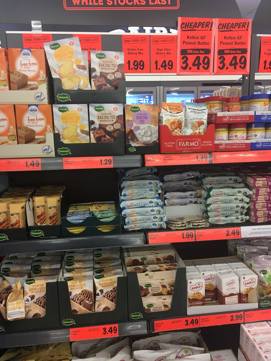 Lovely <a href="/lidl_ireland/">Lidl Ireland</a> are running their gluten free deal week again, handy to pick up a few cupboard essentials. Thanks <a href="/Lucyaughney/">Lucy Aughney</a> for the heads up.