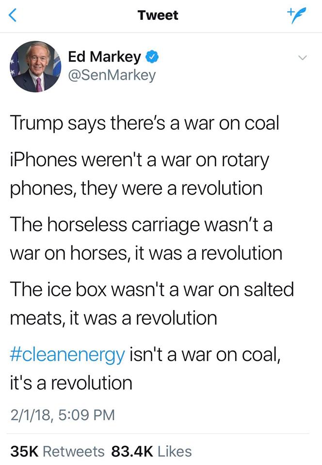 IraSez's tweet photo. This just about sums up the the #cleanenergy movement under #LittleDonaldTrump https://t.co/4F1JwH8cz1