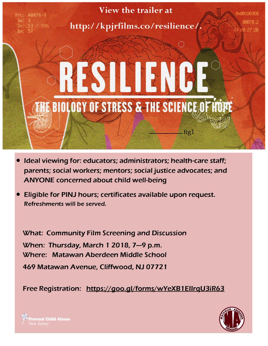 CommunityAffai7's tweet photo. This film provides great insight about stress and effects throughout the lifespan, with a focus on children. The flyer has the link to view the trailer, as well as the link to reserve your seat. https://t.co/kb75HuDmpa