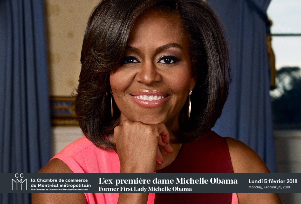 UMQuebec's tweet photo. .@maude_laberge et des membres de l’équipe de l’#UMQ seront présentes ce soir pour assister à la conférence de @MichelleObama à @chambremontreal #UMQ #LeadersBellCCMM #desfemmescommevous https://t.co/UvjUnwGSAz