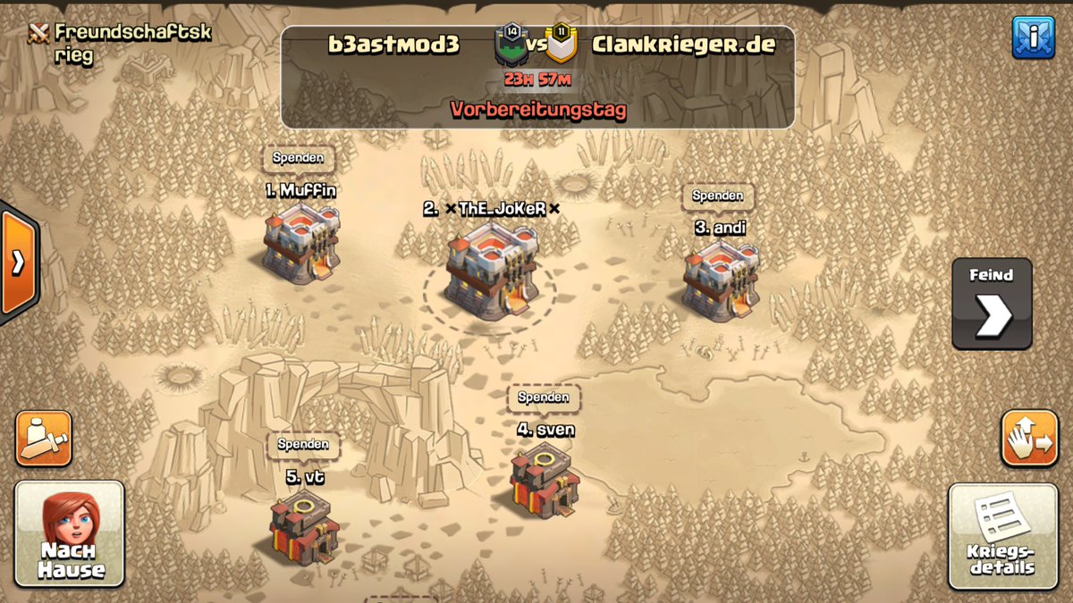 ThE_JoKeR_CoC's tweet photo. π©πͺGML Match Nr.5 vs #Clankrieger.de GL Guys π Will Be interesting π€ππ» @B3astmod3_coc let us Show them -> https://t.co/XXveL70cLv β’ https://t.co/WQNrPSeZ1C β’ https://t.co/IPxGV9Q8tF β’ π www.weGiveAgain200%.coc #freeB3 be a B3ast βπ» @thegermanleague πͺπ» https://t.co/lJh4WvAENu