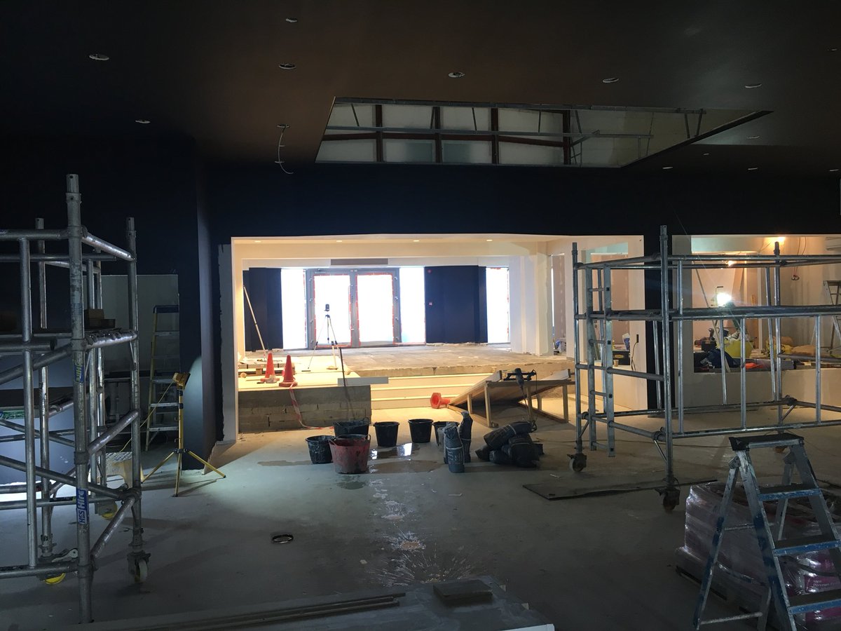 IPLimited's tweet image. Mini Brighton, three weeks to completion and all works are proceeding well.  Decoration and Tiling now on site, glazing starting soon.  More photos to follow at completion.