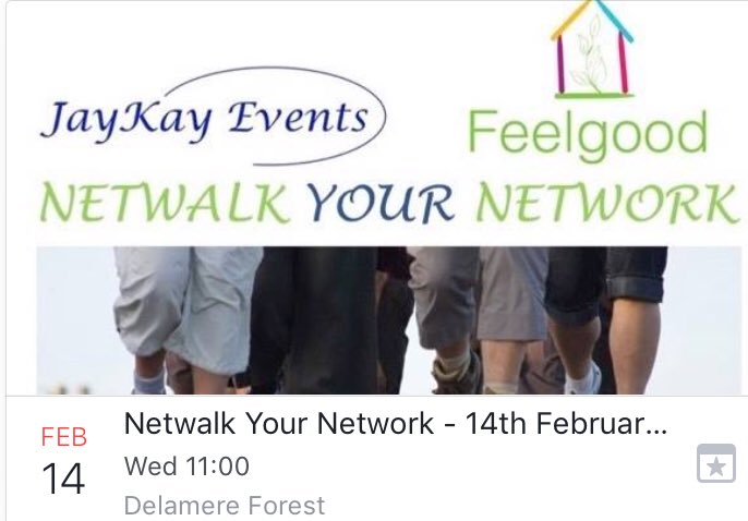 feelgood5ways's tweet photo. Do you work around Delamere Forest in #cheshire and #Network your business? Then join healthy business networking #NetwalkYourNetwork on 14th Feb with @JayKayEvents walk and talk your business and #feelgood https://t.co/xCZDKtUFo8