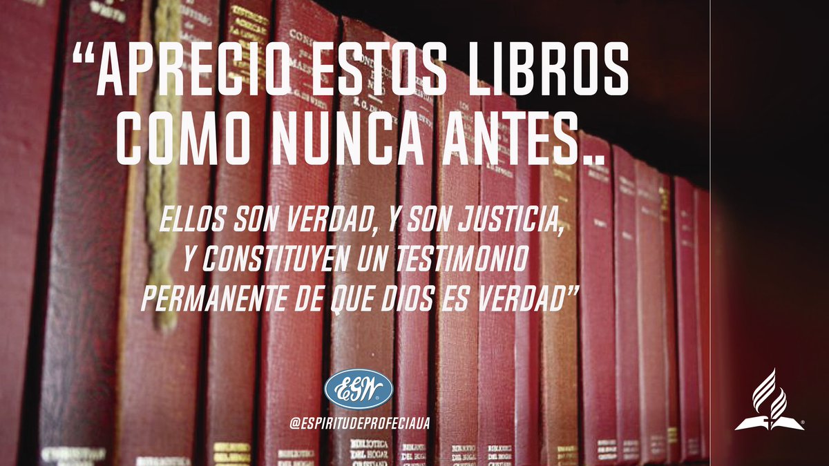EspProfUA's tweet photo. Sobre una mesa, había varios de los libros que ella había escrito. Ella solía tomar a menudo algunos de estos libros y mirarlos, y parecía deleitarle el tenerlos cerca. Como una madre afectuosa con sus hijos era ella con estos libros durante su última enfermedad. 
NB, p. 487 https://t.co/tY99jCzBys