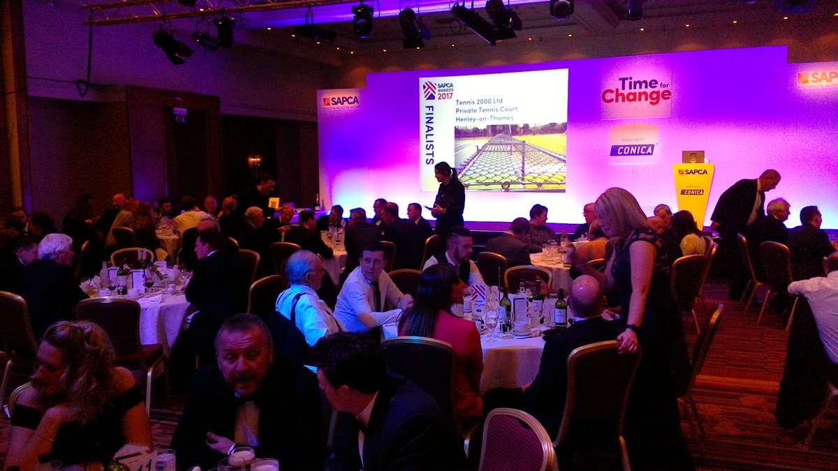 Great to see so many of our members tonight <a href="/SAPCA/">SAPCA</a> Annual Dinner. Looking forward to celebrating the <a href="/SAPCA/">SAPCA</a> Awards, winner to be announced later tonight #BuildingAnActiveNation #sapca18