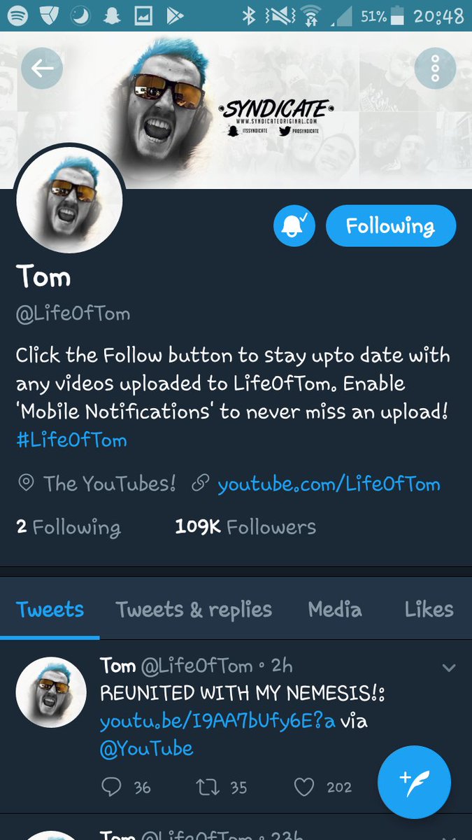 BeastSpider163's tweet photo. Don't even have to be asked to follow and receive notifications from a legend @LifeOfTom https://t.co/h9KQ2Wdz8y