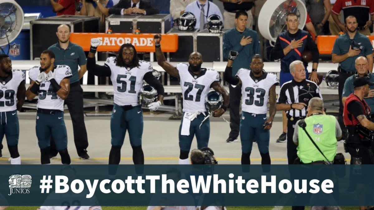 Vamos_Juntos_'s tweet photo. Ask our beloved Philadelphia @Eagles to #BoycottTheWhiteHouse ✊✊🏾✊🏿  #FreeMeek #Not1More https://t.co/38CkT2AyHy https://t.co/OFSEMDMxtH