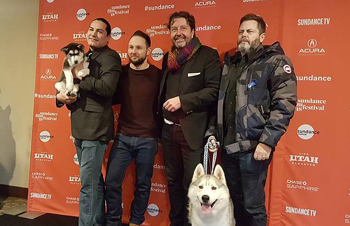 bestfriends's tweet photo. Rescue pups, Shazam and White Fang from @harnesspassion, made a big impact at @sundancefest  by bringing animal rescue awareness to attendees. See these two four-legged celebrities in action: https://t.co/kiq8LBYHYj. ^ND https://t.co/xEwIVJlRMA