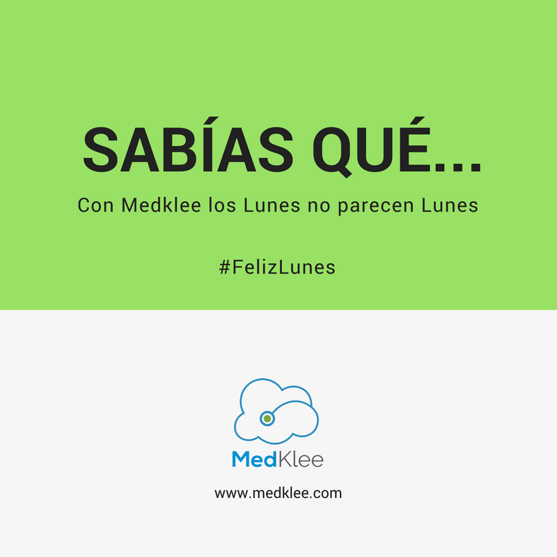 med_klee's tweet photo. #Lunes con #Medklee

😁#FelizLunes
💿☁️ La #aplicación nativa en la #nube
🌐 https://t.co/2gpfMXFt69

#IniciodeSemana #Salud #Doctor #Cloud #actituddeViernes https://t.co/U8TTTnYk0M