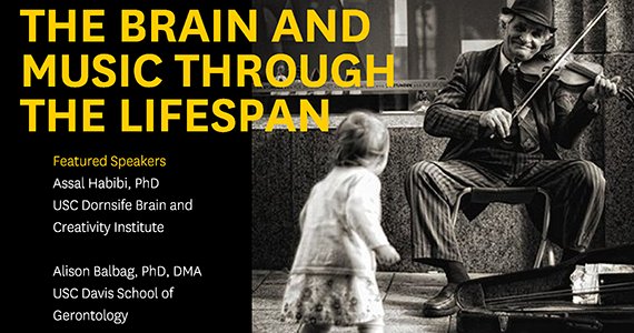 We're excited to present this event with the USC Social Work and the Arts Incubator on Feb. 13. "The Brain and Music Through the Lifespan" with <a href="/AssalHabibi/">Assal Habibi</a> of <a href="/USCBCI/">Brain & Creativ Inst</a> and Alison Balbag of <a href="/USCLeonardDavis/">USC Leonard Davis School of Gerontology</a>: buff.ly/2E5SdN3