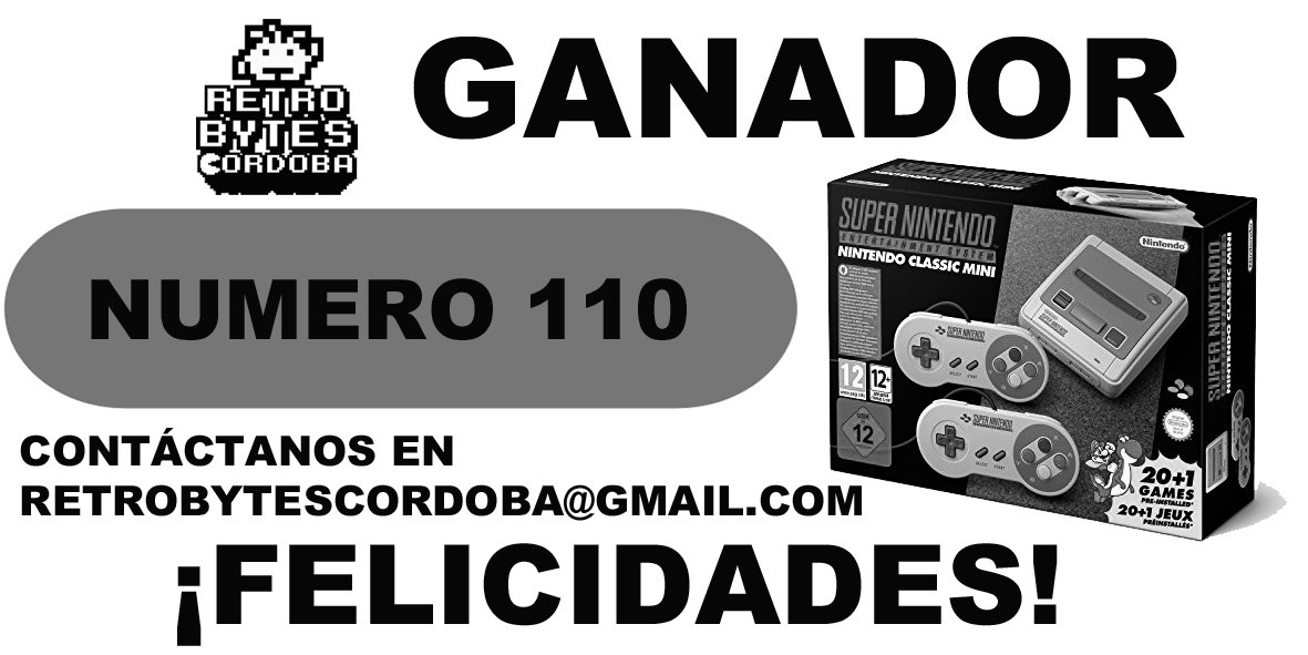 RetroCordoba's tweet photo. el poseedor de la papeleta con el 110 acaba de ganar una SNES MINI, por favor ponte en contacto con nosotros a través del email. #retrobytes2018 gracias a todos por participar, al hacerlo, nos ayudais a cubrir los gastos del evento. https://t.co/OBPSTueh67