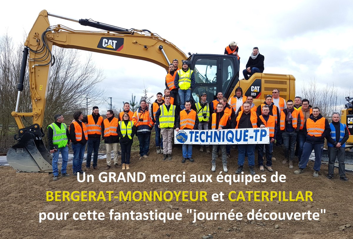 Un très grand merci aux équipes de Bergerat-Monnoyeur et CAT pour la présentation en avant-première Française de la "nex gen" ...
Exca