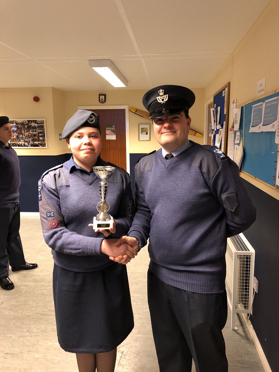 Well done to Cpl Neil on being January’s cadets of the month