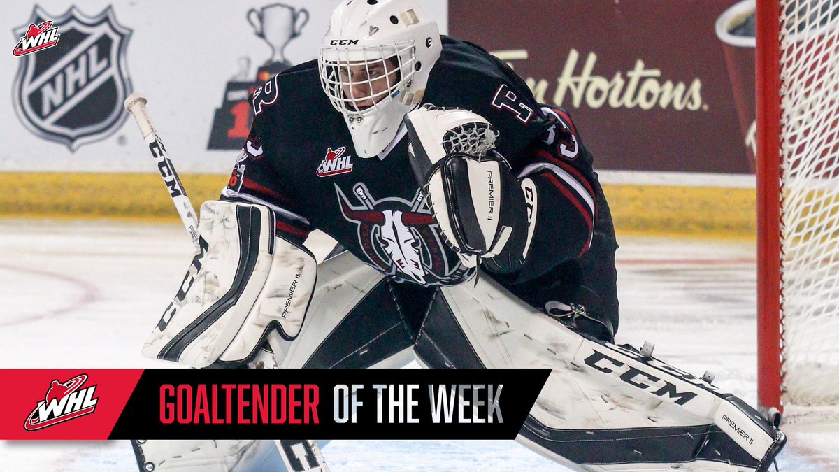 Goaltender <a href="/Riley_Lamb/">Riley Lamb</a> of the <a href="/Rebelshockey/">Red Deer Rebels</a> has been named the WHL Goaltender of the Week!

DETAILS 📰 | bit.ly/GOTW0205