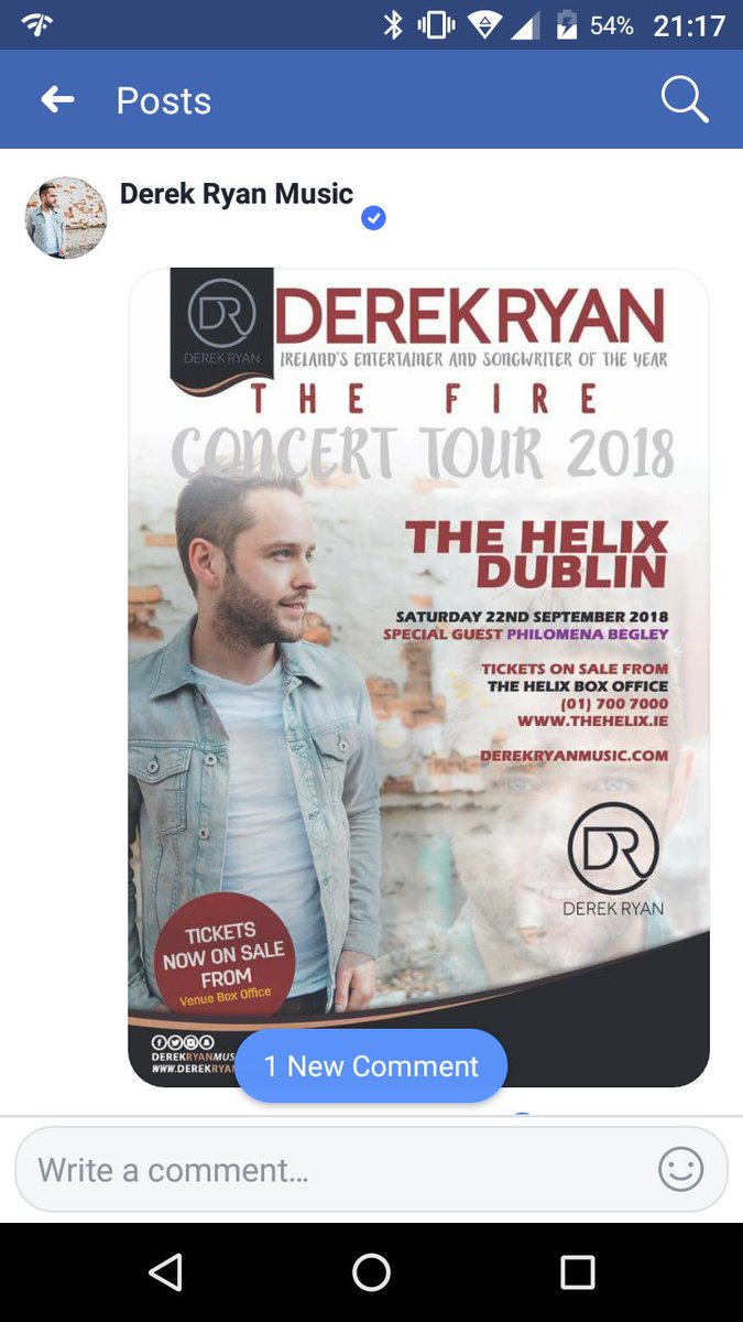 Louise_Sharp1's tweet photo. When @derekryanmusic announces a gig in Dublin two weeks after my 30th birthday 😍😍 #MustGetTickets #BestBirthdayEver #FaveCity #FaveSinger 😍😍 https://t.co/DMVo4ebqaC