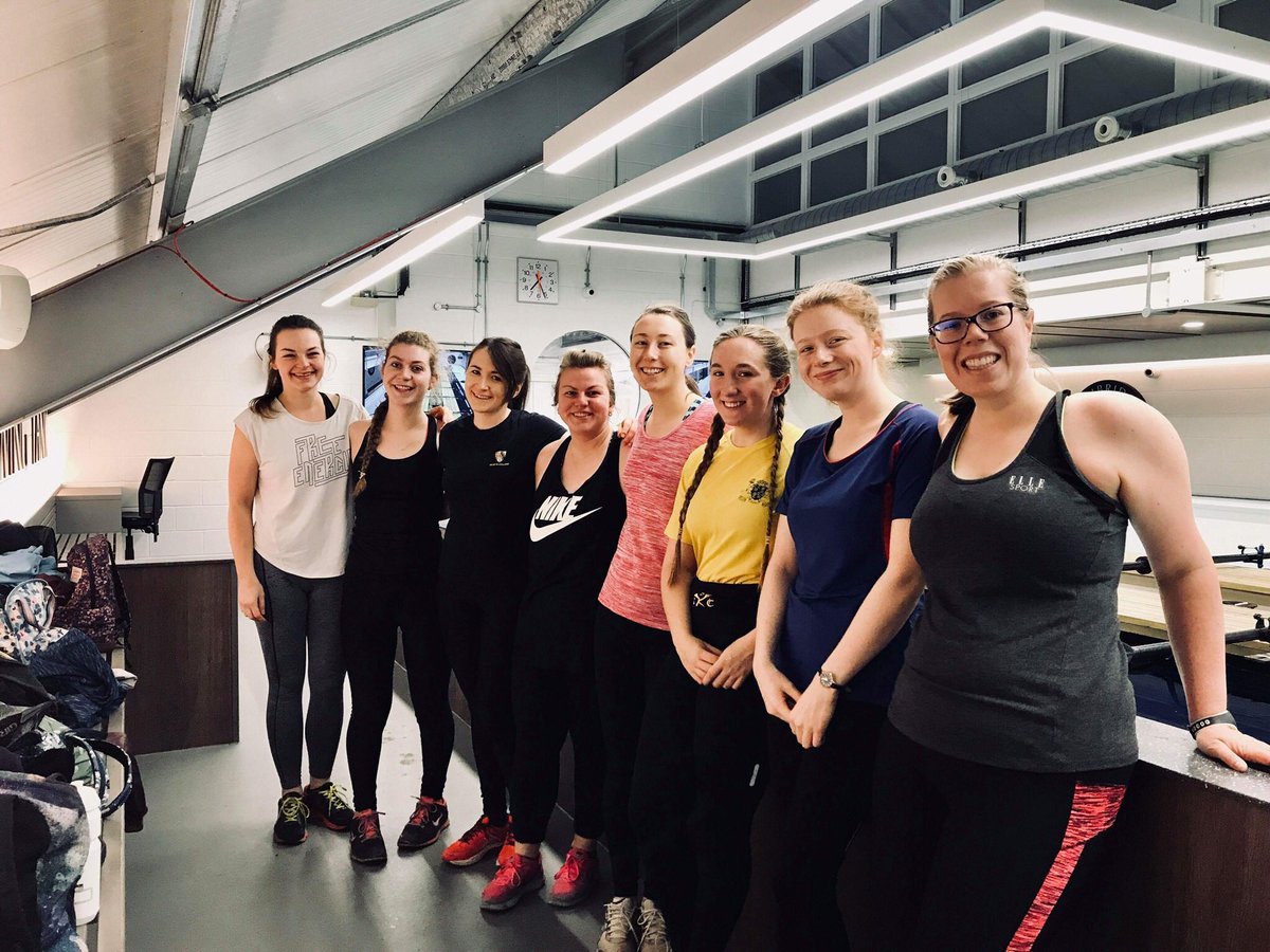 W1 making the most of the <a href="/DowningBoatClub/">DowningCollegeBC</a> tank last week! <a href="/rogermosey/">Roger Mosey</a> #rowingrelated