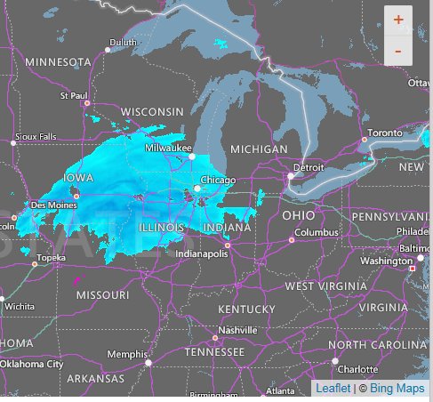 EFSKenosha's tweet photo. Mother nature is back at it again! We may be experiencing some delays in a portion of our service areas.  Please be safe out there! #Kenosha #Chicago #freight https://t.co/Pk5c8XWxId