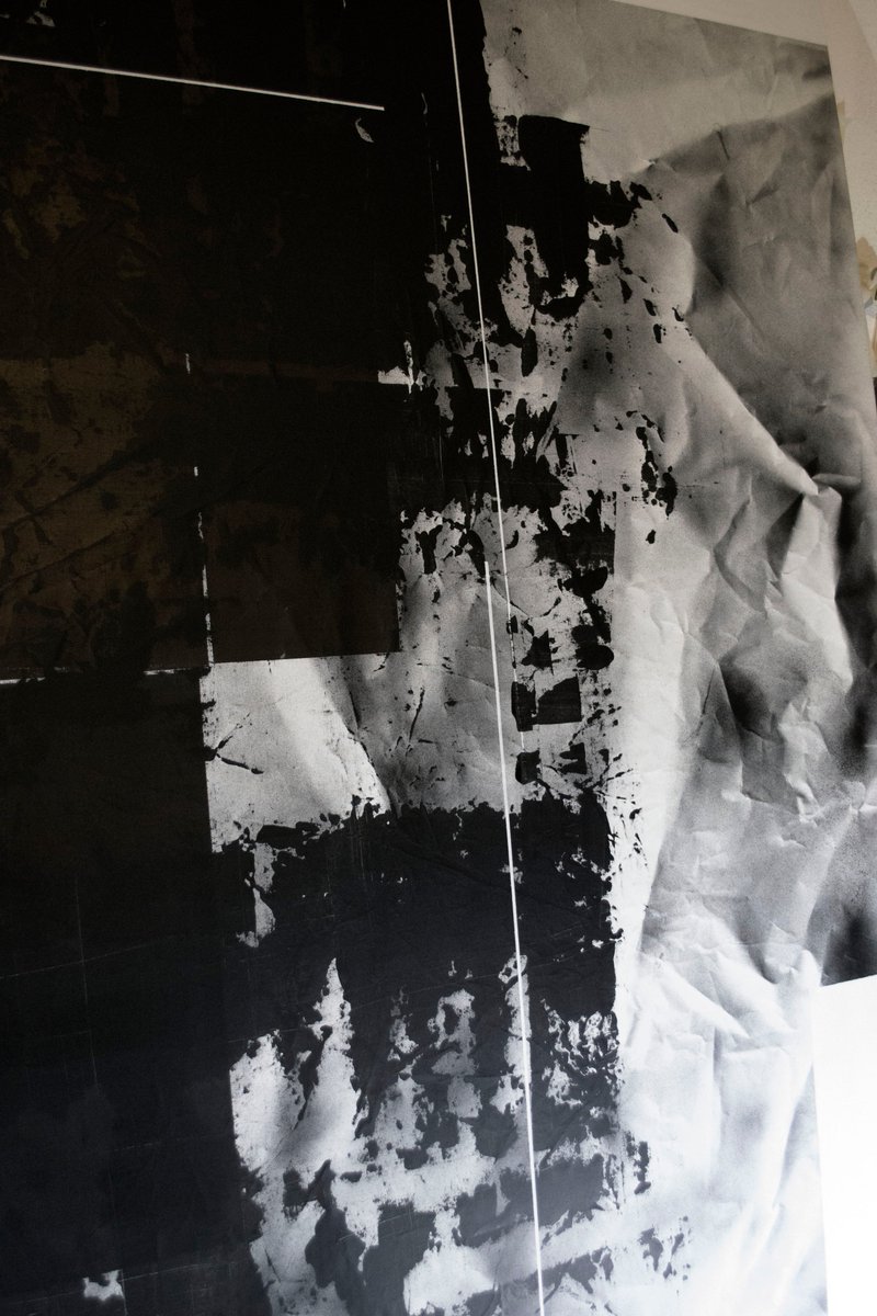 gyulasagi's tweet photo. op050218. acrylic spray on canvas, 160x130cm
  #gyulasagi #black #blackonblack #composition #spraypaint #ink #contemporaryart #collectart #berlinart #decomposititon
 #abstractart https://t.co/Szhniljcmz
