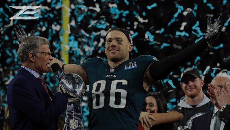ZERTZ_86's tweet image. No feeling quite like this! #VictoryMonday #SuperBowlChamps #FlyEaglesFly