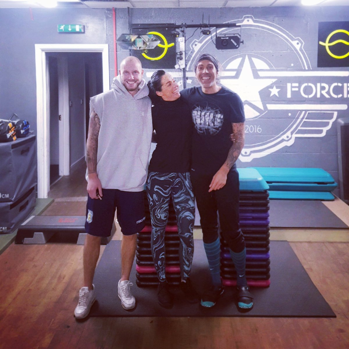 Steve__Forsyth's tweet photo. Emotional last @G_ForceStafford tonight saying goodbye to these 2 @h8lnd Nina pulled out all the stops to give a send off I won't forget. It's not just #Gforce it's #Gfamily. I've given a minimum 5hrs a week here for over 2years I will miss you and all the #Gforcecrew https://t.co/v72GMU08hc